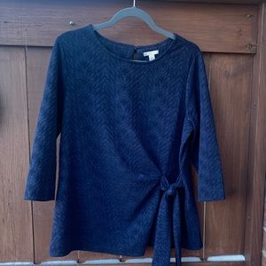 Cute dressy navy blue blouse from Cato